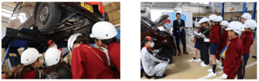 三木町立田中小学校5年生が参加!自動車整備事業者の自動車リサイクルへの取り組みを学ぶ見学会を開催