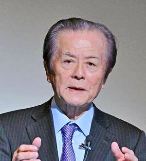 三菱総研の小宮山理事長　「プラチナ社会」活動紹介　本県で展開、協力呼びかけ