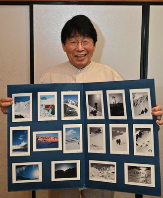 登山の絵はがきを作った空さん