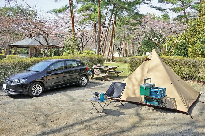 電源付きのオートキャンプサイト（提供写真）