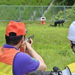 緊急銃猟想定し実地訓練　宇都宮市、クマ市街地出没での課題踏まえ手順確認