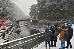 栃木県内、各地で積雪