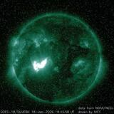 磁気嵐発生、フレア原因か