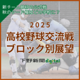 栃木県高校野球交流戦《展望》混戦のC、Dブロック　注目は強豪同居Ｆブロック