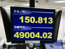 【夕刊】東証最高値、初の４万９千円超え