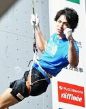 Ｓクライミング・スピードＪＣ　楢崎智亜が優勝