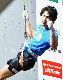 Ｓクライミング・スピードＪＣ　楢崎智亜が優勝