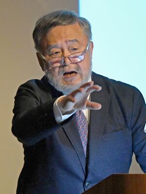 「リアルな沖縄戦」描く　映画「島守の塔」　五十嵐監督が講演