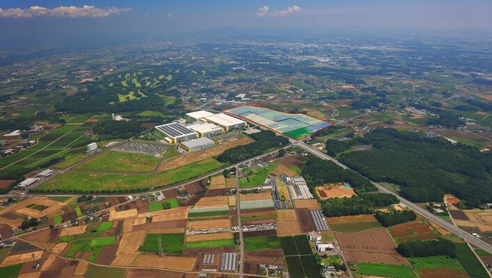 みぶ中泉産業団地（栃木県提供）