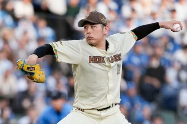 　ロッテ戦に先発した日本ハム・加藤貴＝ＺＯＺＯマリン