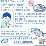 アニサキス 激しい痛みを伴う食中毒 生の魚介類は要注意【白鷗大・岡田教…