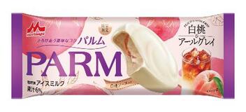 白桃と紅茶のアイス