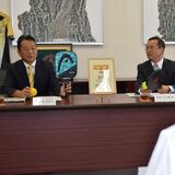 米国生まれのスポーツでアジア大会へ　矢板の柿沼さん、さくらの浅香さん　国内大会優勝を市長報告