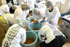 完成楽しみに みそ天地返し