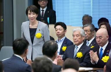 小林氏、総裁選出馬意向を表明