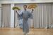 　踊りの稽古をする市川新十郎＝７月、東京都港区