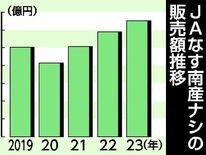 ナシ販売額過去最高　初の６億円超え　2023年産ＪＡなす南　猛暑が追い…
