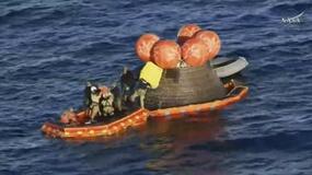 月周回オリオン、地球に４人帰還