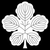 梶の葉（かじのは）〈植物紋　梶〉