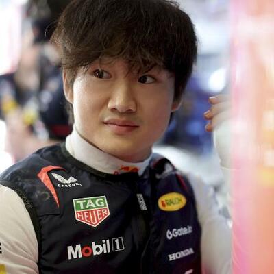 　レッドブルの角田裕毅（ゲッティ＝共同）