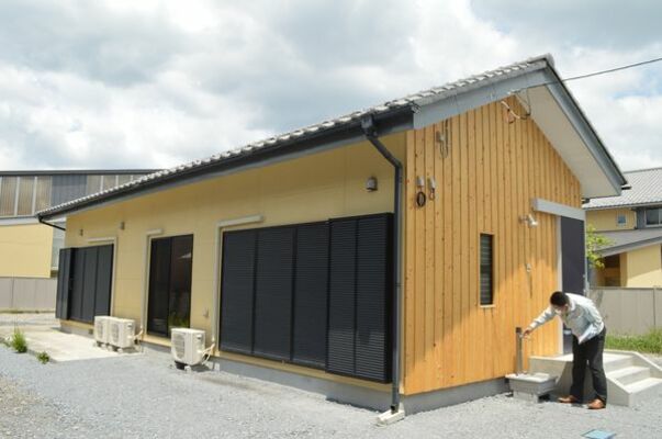 町内産材なども使って全面改装され、真新しい「もてぎ暮らし館」