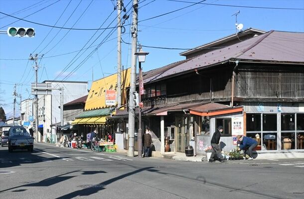 花巻市大迫町の仲町地区の街並み。高齢化や人口減少で祭りの担い手不足に直面している