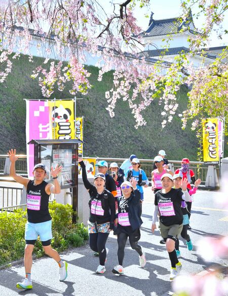晴れやかに宇都宮城址公園を出発。ところがどっこい、２００メートル走ったところで信号待ちに。休憩しながら走るのもミヤランの醍醐味だ