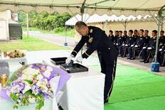 陸自小銃発射３年で追悼式