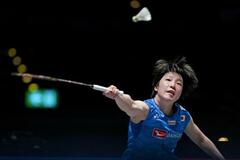 全英バドミントン、山口が４強へ