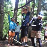 親子で山遊び満喫　那須塩原の山林