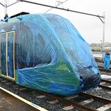 ＬＲＴ車両が初納入　宇都宮