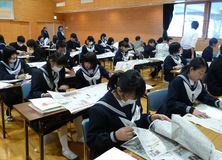 スクラップ学ぶ／栃木市藤岡第一中