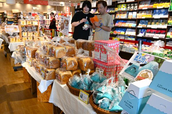ツタヤ佐野店で開催している「全国パン博覧会」