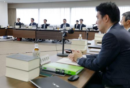 　危険運転致死傷罪の要件見直しを検討する法制審議会の部会＝２９日午後、法務省