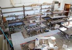 時止まった店舗、遺構公開