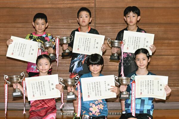 各部門の優勝者