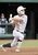 準々決勝の健大高崎戦で２安打３打点と気を吐いた佐野日大の井上＝川崎市の等々力球場