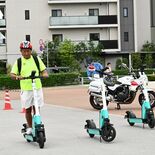 「20キロ以下でもスピード感」　電動キックボード、安全に　栃木県警など…