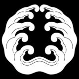 対い浪（むかいなみ） 〈自然紋　浪〉