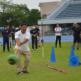 投てき種目の事故防止研修会開かれる　指導者ら40人、座学と実技で学ぶ