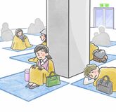 外出中の大地震 移動には危険も