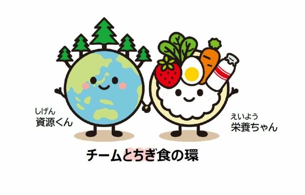 県が作成したプロジェクトのマスコットキャラクター（県提供）