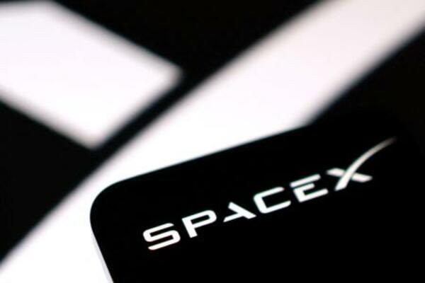 米宇宙開発企業スペースXのロゴ(ロイター=共同)