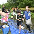 お魚捕まえた! 上三川で河川敷清掃イベント開催 親子100人超参加