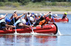 谷中湖でＥボートレース　栃木