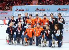 ショート女子リレーで日本3位