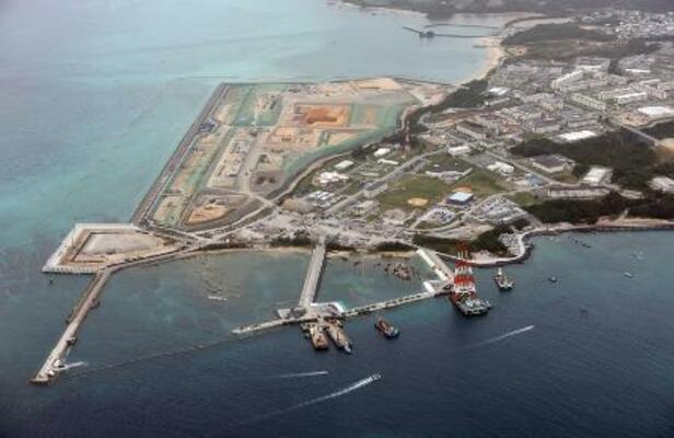 　沖縄県名護市辺野古の沿岸部＝２０２５年１１月