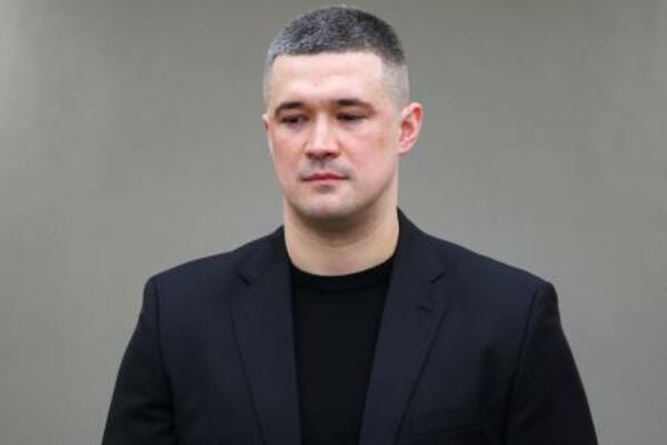 　ウクライナのフェドロフ国防相＝１４日、ベルリン（ロイター＝共同）