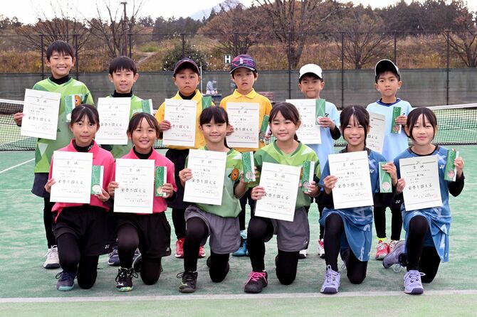 ４年以下の男女上位者