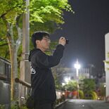 人がいない風景、撮り続ける 夜の宇都宮の「空白」に孤独な自分の姿重ねて